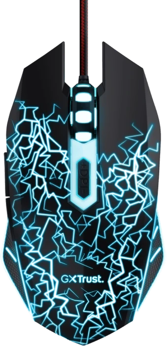 Trust Gaming GXT Gaming Mouse und Mousepad schwarz, USB