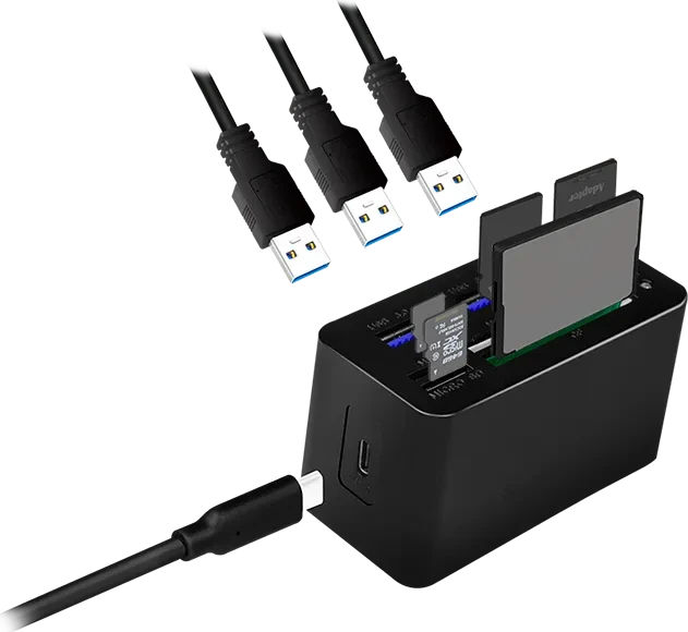 LogiLink 8-Port Mini-Dockingstation, USB-C 3.0 [Buchse]