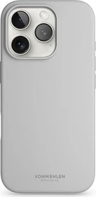 Vonmählen Soft Silicone Case für Apple iPhone 16 Pro Max Light Gray