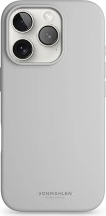 Vonmählen Soft Silicone Case für Apple iPhone 16 Pro Max Light Gray