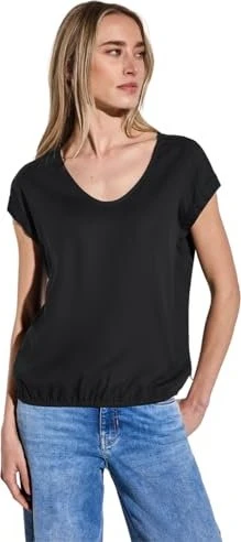 Street One Laurentia Bluse T-Shirt kurzarm schwarz (Damen)