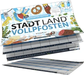 Stadt Land Vollpfosten - Biergarten Edition