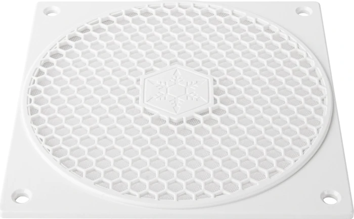 SilverStone FF121W, Lüftergitter mit Staubfilter 120mm, weiß