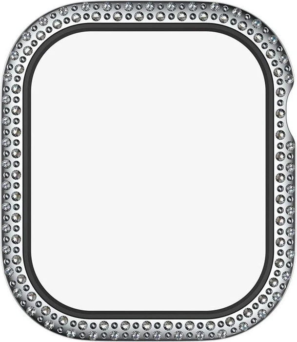 PanzerGlass Screen Protector Full Body Disco Silver für Apple Watch (46mm)