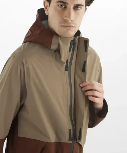 Salomon Outerpath Pro 2.5L Funktionsjacke rum raisin/shitake (Herren)