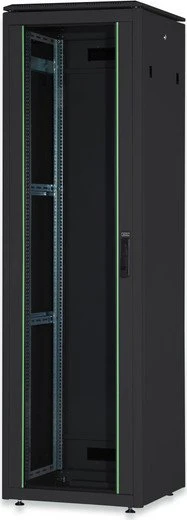Digitus Professional Unique Serie Serverschrank 42HE, Sicherheitsglastür, IP2X, schwarz, 800mm tief