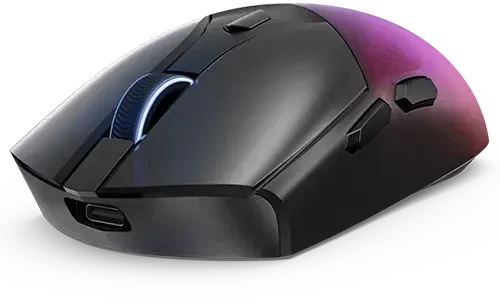 Lenovo Legion M410 RGB Wireless Gaming Mouse, schwarz/transparent, USB
