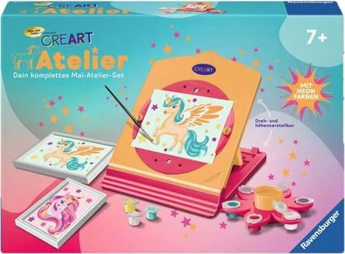 Ravensburger Malen nach Zahlen CreArt Neon Atelier Einhorn