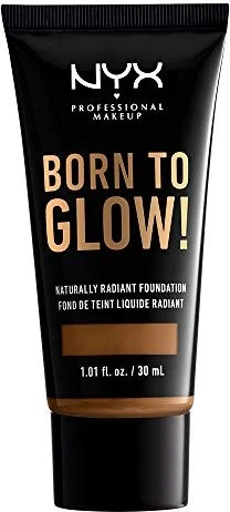 NYX Born To Glow Naturally Radiant Foundation warm mahogany, 30ml