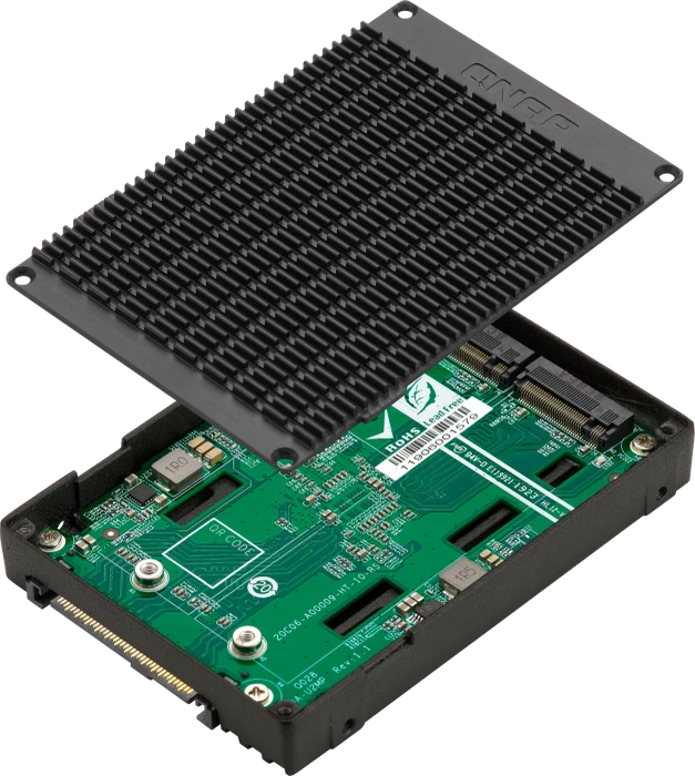 QNAP QDA-U2MP Festplatteneinschub, M.2 PCIe, 2.5"