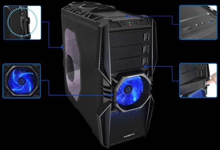 Raidmax Super Aeolus schwarz