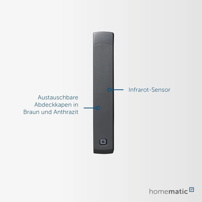 eQ-3 Homematic IP HmIP-SWDO-A Fenster- und Türkontakt optisch, anthrazit, Schließ-/Öffnungssensor