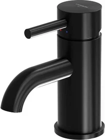 Steinberg Serie 100 Waschtisch-Einhebelmischer mit Ablaufgarnitur Ausladung 100mm schwarz