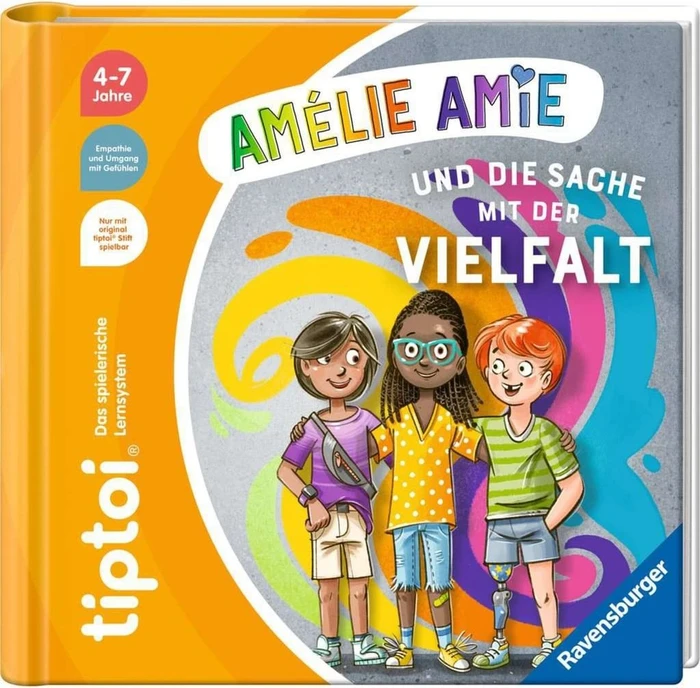 Ravensburger tiptoi Buch: Amélie Amie und die Sache mit der Vielfalt
