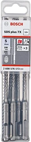 Bosch Professional SDS-plus-7X Hammerbohrer, 5x100x165mm, 10 Stück