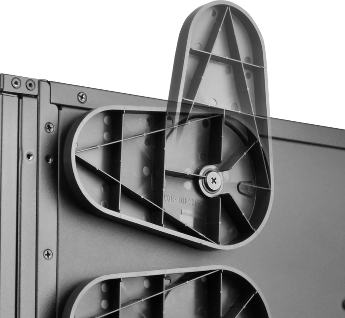SilverStone RM44, Rackmount Storage, schwarz, 4HE, ATX