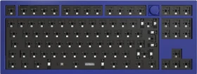 Keychron Q3 QMK Custom Knob Version, TKL 80% Layout, Barebone Tastatur, Navy Blue, ISO