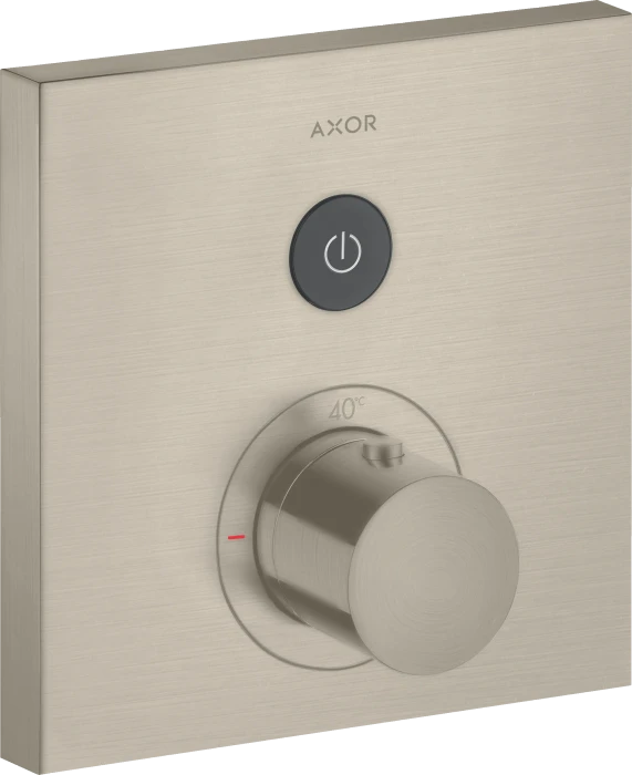 Hansgrohe AXOR ShowerSelect Thermostat Unterputz eckig für 1 Verbraucher brushed nickel
