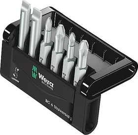 Wera Bit-Check 6 Universal 1 Bitset inkl. Werkzeugbox, 6-tlg.