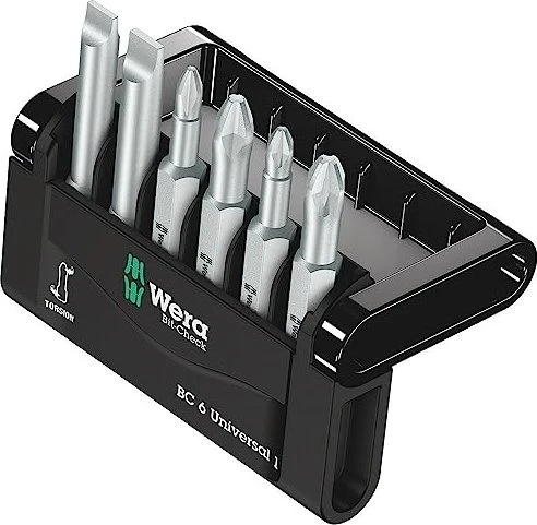Wera Bit-Check 6 Universal 1 Bitset inkl. Werkzeugbox, 6-tlg.