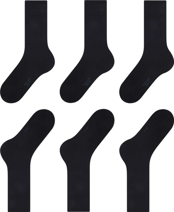 Falke Family Socken dark navy, 3 Paare (Herren)