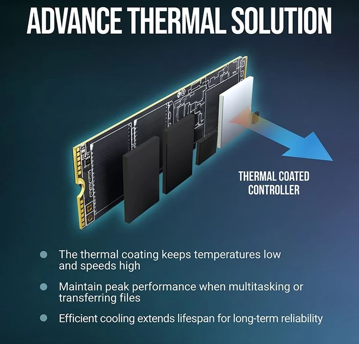 PNY CS3250 1TB, M.2 2280 / M-Key / PCIe 5.0 x4