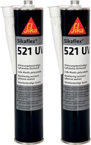 Sika Sikaflex 521 UV 1-Komponenten Montagekleber schwarz, 300ml