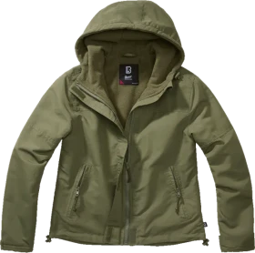 Brandit Windbreaker Frontzip Jacke olive (Damen)