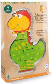 Nici Orange Tree Toys Zahlenpuzzle Dinosaurier