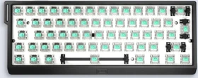 Wooting 60HE+, Barebone Tastatur + HE Switch Set (Lekker Linear60), ohne Tastenkappen, schwarz, ISO