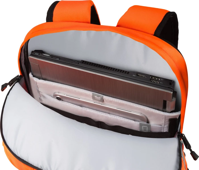 Dicota Hi-Vis 32-38 Liter, Notebook Rucksack, orange