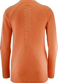 Salomon Sense Aero Funktionsshirt langarm burnt ochre (Damen)
