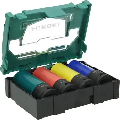 Hikoki Steckschlüsselsatz inkl. Werkzeugbox, 4-tlg.
