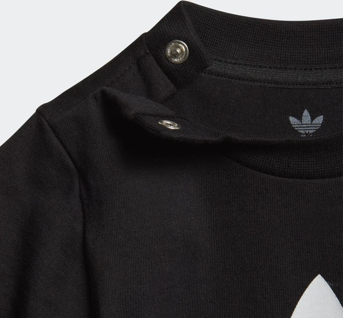 adidas Trefoil T-Shirt kurzarm schwarz/weiß (Junior)