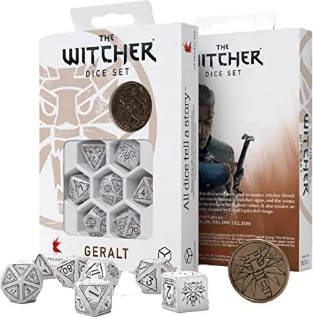 Q-Workshop Würfelset The Witcher - Geralt