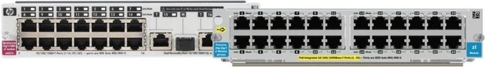 HPE Gigabit Switch, 12x RJ-45, 12x SFP, PoE+