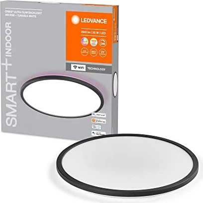 Ledvance SMART+ Orbis Ultra Slim Backlight 400mm Deckenleuchte 25W schwarz