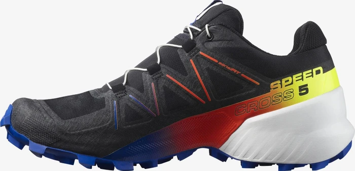Salomon Speedcross 5 Racing Pack black surf the web/safety yellow (Herren)
