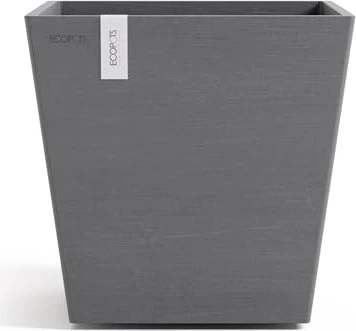 Ecopots Kunststoff-Topf Rotterdam 25x25cm grey