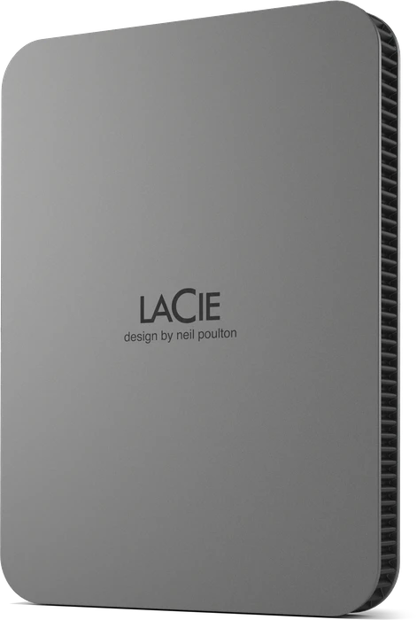 LaCie Mobile Drive Secure, Space Gray, 2TB, USB-C 3.0