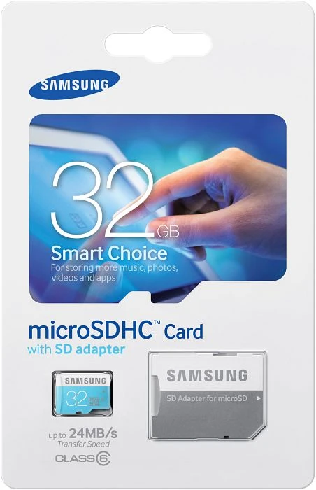 Samsung Standard R24 32GB Kit, Class 6