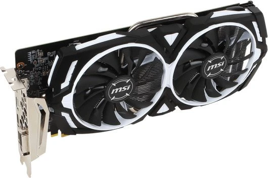 MSI GeForce GTX 1060 Armor 6G OCV1, 6GB GDDR5, DVI, 2x HDMI, 2x DP