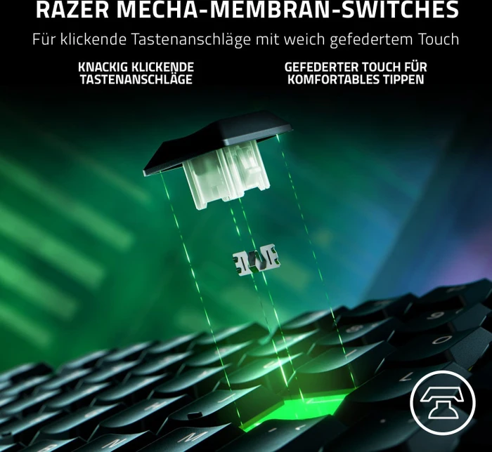 Razer Ornata V3, 10 RGB Zonen, USB, DE