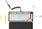 Glorious GMMK Pro Pre-built Gaming Keyboard, LEDs RGB, Glorious Fox linear, Black Slate/Artic White, DE Vorschaubild