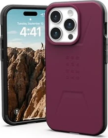 UAG Civilian Case with MagSafe für Apple iPhone 15 Pro Bordeaux