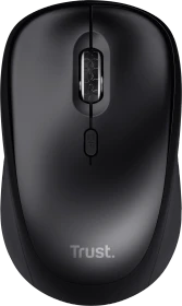 Trust Yvi+ Silent Wireless Compact Mouse schwarz, Clevergreen, USB (25512)
