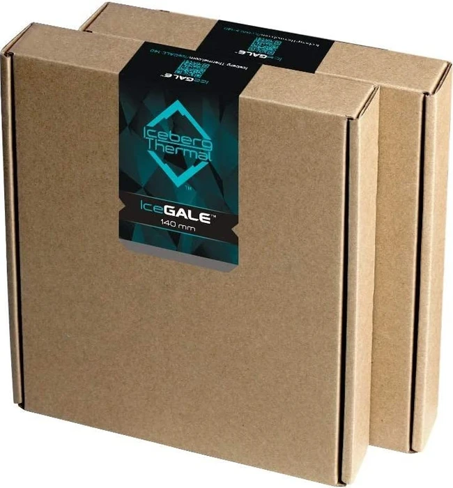Iceberg Thermal IceGALE, Gray, 140mm, 2er-Pack