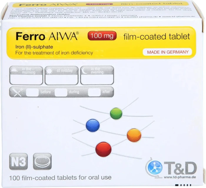 FERRO AIWA 100mg Filmtabletten, 100 Stück
