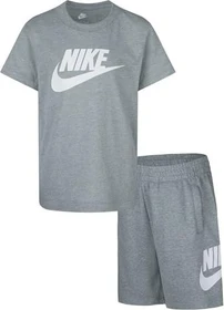 Nike Club Tee & Short Trainingsanzug dk grey heather (Junior)