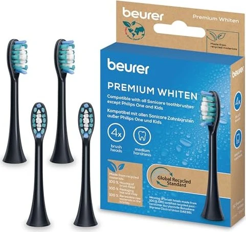 Beurer SC Premium Whiten Ersatzbürste, 4 Stück